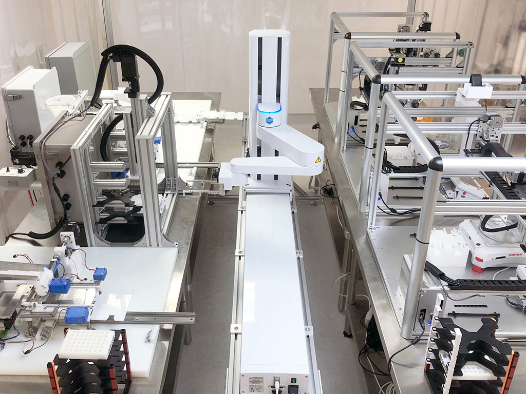 Multiply Labs is using robotic manufacturing platforms to create customized drug capsules for pharmaceutical companies and is expanding in cell therapy production.