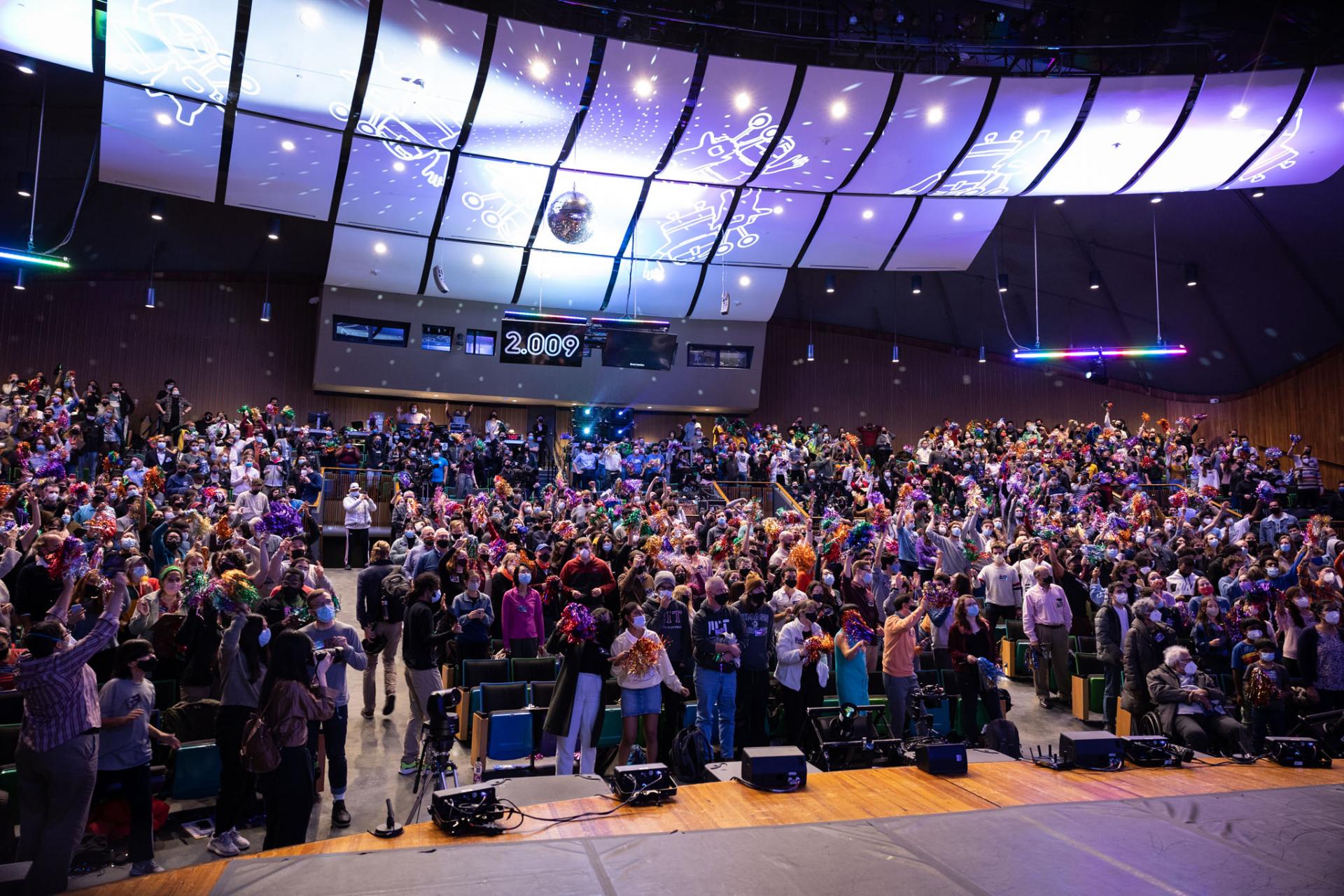 After going virtual in 2020, MechE seniors were back on the Kresge stage for the final presentations of 2.009; Product Engineering Processes.