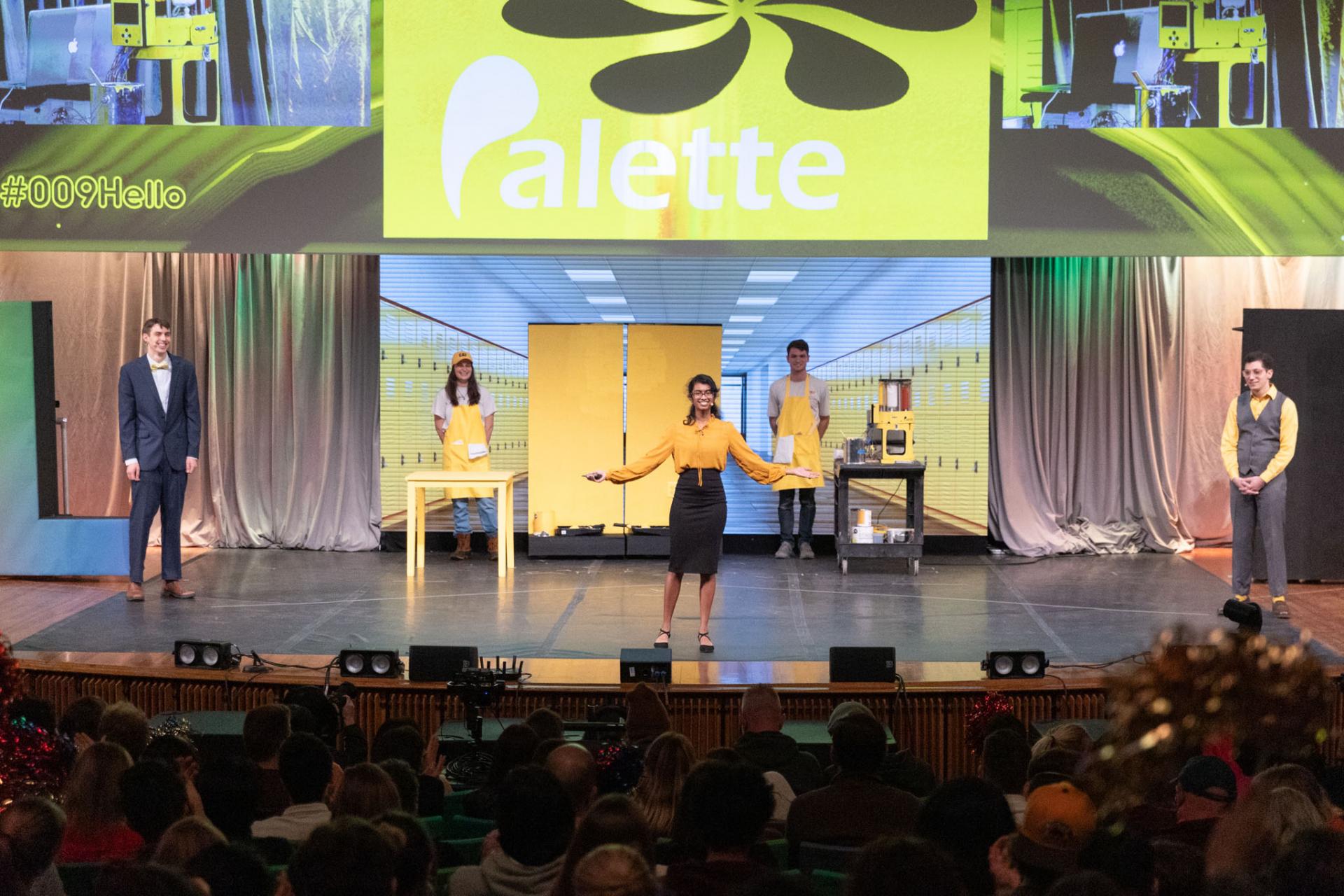 After going virtual in 2020, MechE seniors were back on the Kresge stage for the final presentations of 2.009; Product Engineering Processes.