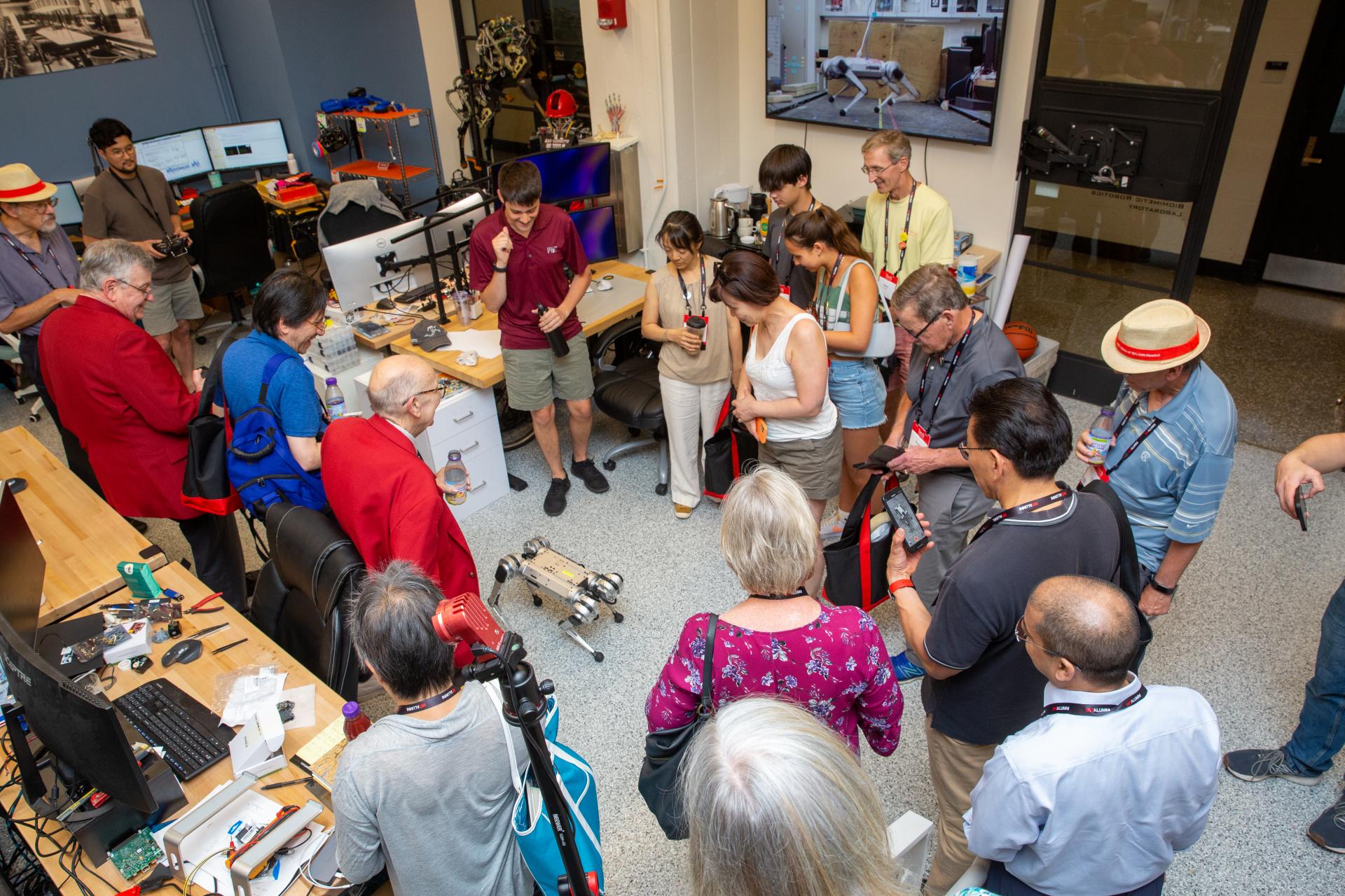 The Eric P and Evelyn E Newman Laboratory provides a new home for robotics and biomechanics research in MechE. The Newman Lab will drive innovation and collaboration to improve human performance through technology.