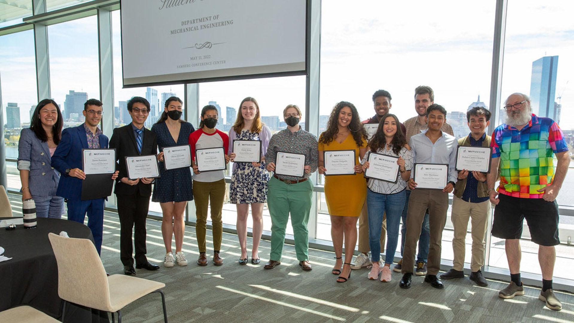 On May 11, MechE hosted the first in-person Student Awards Luncheon in 3 years! Students, faculty, and staff gathered in Samberg Conference Center to celebrate the accomplishments of MechE students.