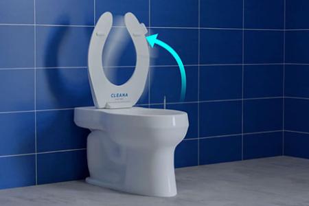 Startup aims to flush away the problem of icky toilet seats 